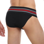 2 Pack Men's High-Stretch Rainbow Sports Comfort Bikini