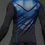 Mens Super Elastic Sport Gym Quick-drying Tops
