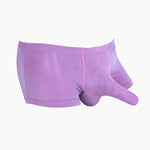 7 Pack Men's Solid Color Supportive Separated Pouch Seamless Comfort Trunks