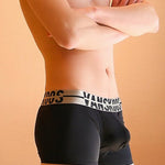 2 Pack Men's Seamless Snug Fit Separate Pouch Smooth Trunks