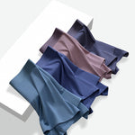 2 Pack Men's Seamless Comfort Stretch Fabric Breathable Modern Fit Solid Color Trunks