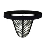 3 Pack Men's Mesh Breathable Supportive Pouch Lightweight Thongs