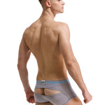 2 Pack Men's Supportive Pouch Breathable Comfort Quick-Dry Stretch Trunks