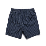 Men’s Striped Print Drawstring Board Shorts