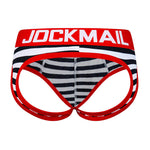 2 Pack Men's Sexy Cheeky Ultra-Soft Cotton Low-Rise & Revealing Supportive Jockstraps