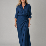Stella | Long Sleeve Wrap Maxi Dress