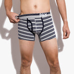 2 Pack European Luxury Brand Personalized Striped Men's Underwear