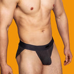 2 Pack Men's Low-rise High-cut Solid Briefs