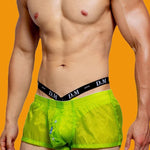 Men's Low-Rise Solid Color Boxer Shorts