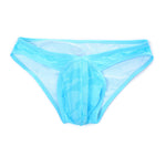 3 Pack Men's Ultra-Thin Camo U-Pouch High-Rise Mesh Breathable Bikinis