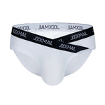 2 Pack Men's Sporty Letter Print Supportive Low-Rise Ice Silk Skin-Friendly Bikini
