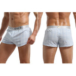 2 Pack Men's Thin & Breathable for Home & Sleep Plaid Boxers
