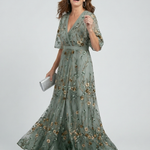 Abigail | Halter Bloom Flow Maxi Dress