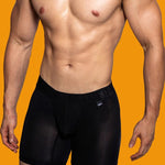 2 Pack Men's Trendy Breathable Ice Silk Boxer Briefs