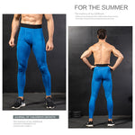 Men's Moisture-Wicking Lining No-Roll Waistband Full Coverage Activewear Tops & Tights