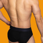 2 Pack Men's Low-Rise Sexy Side-Opening Briefs