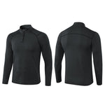 Men's Zip-Up Sports Long Sleeve Shirt