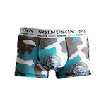 3 Pack Men's Ice Silk Mesh Breathable Printed Odor-Control Trunks