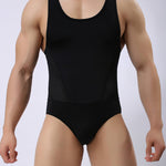 Men's Breathable Mesh Wrestling Bodysuit