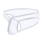 2 Pack Men's Sexy See-Through Triangle Y-Shaped Sleep Briefs