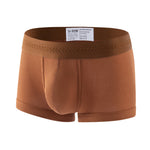 2 Pack Men's Mid-Rise Ultra Soft Premium Cotton Comfy Waistband Trunks