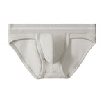 2 Pack Men's Waffle-Knit Cotton Separable Scrotum Support Briefs