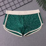 4-pack Men's Starry Sky Pure Cotton Personality Trendy Youth Boxer Briefs