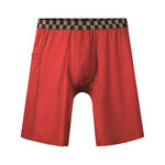 3 Pack Men's Anti-Chafing Extended Length High-Stretch Midway Briefs