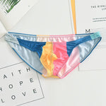 2 Pack Men's Low-Rise Color-Blocking Bikini