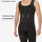 Men’s Abdomen Body Shaper Legs Control Bodysuit