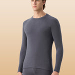 Men's Ultra-Soft Modal Second-Skin Warm-Touch Solid Color Cozy Thermal Sets