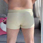 3 Pack Men's Breathable Comfort Double-Sided Access Soft Waffle Cotton Trunks