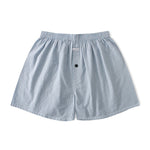 3 Pack Men's Striped Print Relaxed Fit & Breathable Lounge Home Shorts
