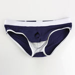 Men's Breathable Cotton Pouch Briefs with Fly