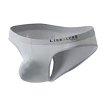 4 Pack Men's Ice Silk Low-Rise Big Pouch Sexy Comfortable Bikini
