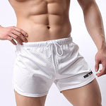 Men's Quick Dry Mesh Elastic Drawstring Shorts