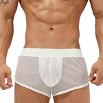 Men’s Sexy See Through Mesh Boxer Shorts
