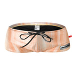 Men’s Sexy Metallic Swim Trunks With Drawstring