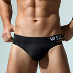 2 Pack Men's Sexy Low-Rise Comfy Waistband Stretch Fit Briefs