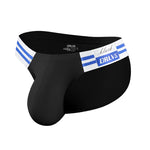 2-pack Men's High-cut Cotton Navy Striped Stretch Briefs
