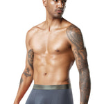 3 Pack Men's Solid Color Lightweight Comfortable Breathable Seamless Trunks