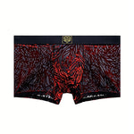 3 Pack Men's Trendy Prints Movement-Friendly Cooling Touch Trunks