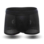 4 Pack Men’s Breathable Mesh Trunks with Antibacterial Fabric