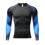 Mens Super Elastic Sport Gym Quick-drying Tops