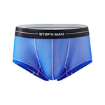 2 Pack Men’s Sexy Low-rise Transparent Mesh Trunks