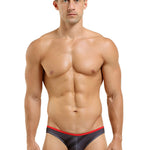 2 Pack Men's Low-rise Vibrant Stripe Bikini