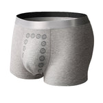 4 Pack Men's Mid-Rise Cotton Antibacterial Breathable Trunks