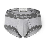 Men's Threaded Fabric Pouch Trunks With Fly