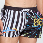 Men's Printed Athletic Cut Quick-Dry Comfy Waistband Board Shorts