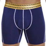 2 Pack Men's Pure Cotton Anti-Chafing Breathable Sports Boxer Briefs